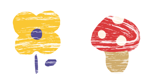 かすれスタンプ風　完成