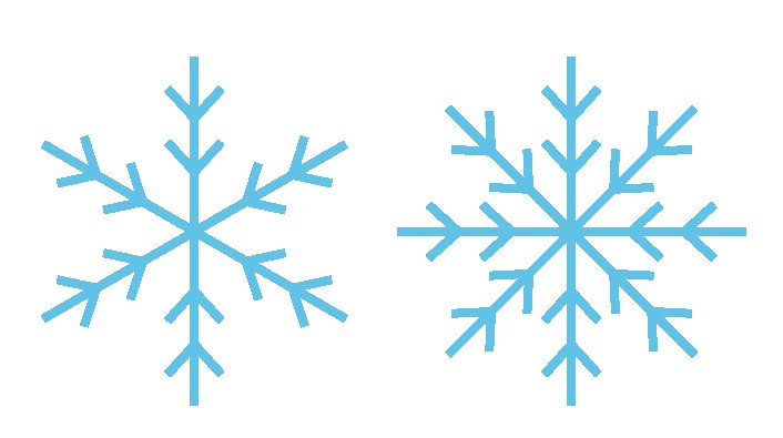 雪の結晶　イラスト