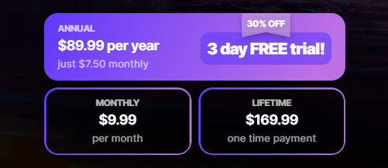 Dreamの料金説明