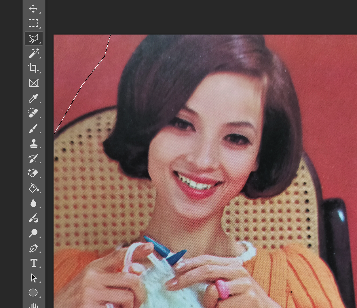 写真補正が完了！